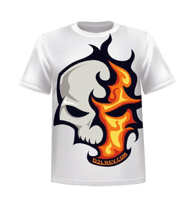 White Skull Tee