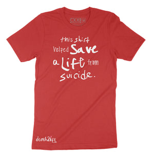 D2L "Save A Life" Red Tee